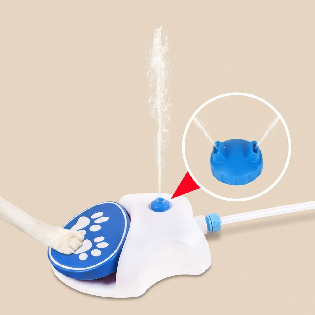 AquaPaw - jet d'eau fond beige sans texte