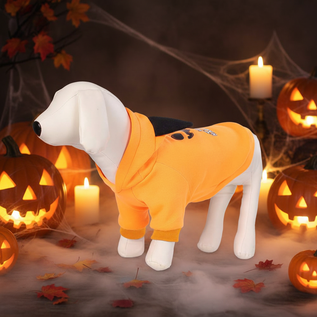 Frip'ouille Orange mannequin - Fond Halloween