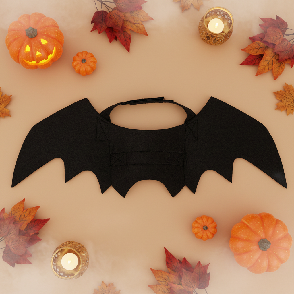 Miaou'Bat ailes - Fond Halloween clair