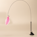 PlumiBell plume rose - fond beige